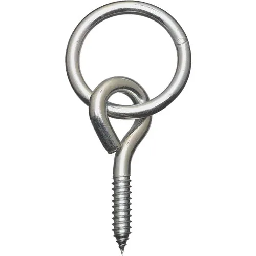 N220640 National Zinc Hitch Ring With Screw Eye