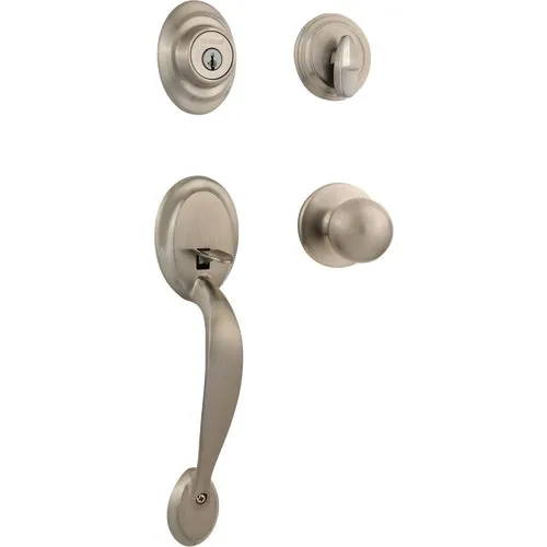 687DAXP15SMTCP Kwikset Dakota Entry Handleset