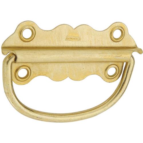 N213421 National Brass-Plated Chest Handle