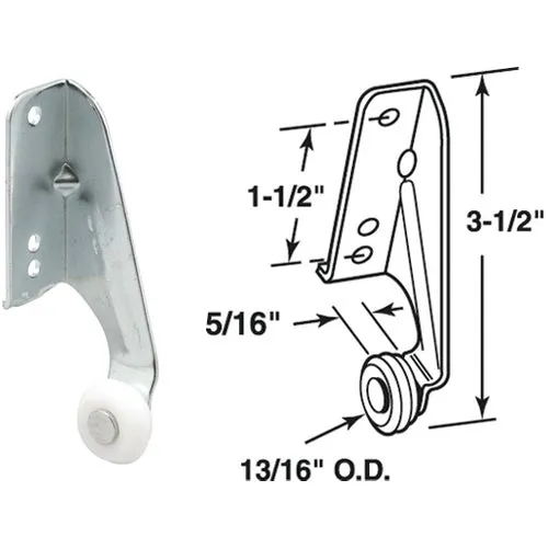 R 7141 Prime-Line Left Hand Rear Roller Bracket