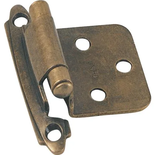 28739 Laurey Self-Closing Overlay Hinge With Wood Screws