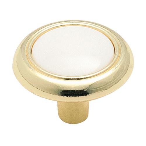 244WPB Amerock Everyday Heritage Cabinet Knob With Insert