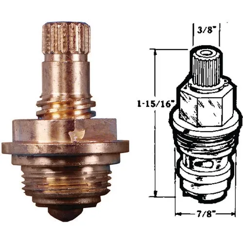 P-048C United States Hardware Faucet Stem for Nibco Washerless Kitchen & Vanity Faucet