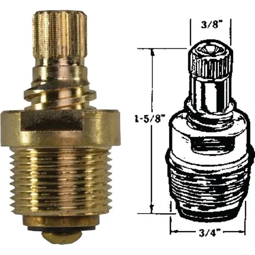P-451C United States Hardware Faucet Stem for Tiger & Empire Before 1/1/85