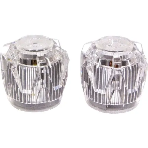 P-045C United States Hardware Clear Faucet Handles