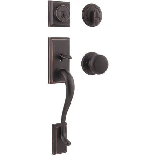 800HEXJ 11P SMT CP Kwikset Signature Series Hawthorne Handleset With Juno Interior