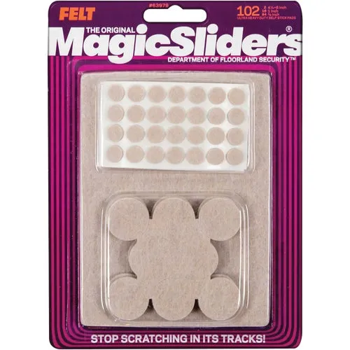 63979 Magic Sliders Felt Combo Pack Pads