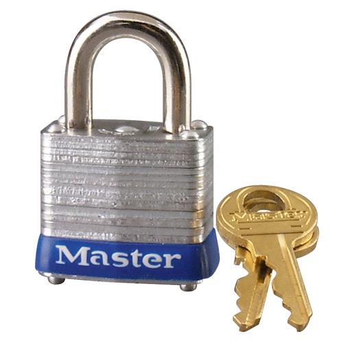 7D Master Lock Steel Pin Tumbler Keyed Padlock
