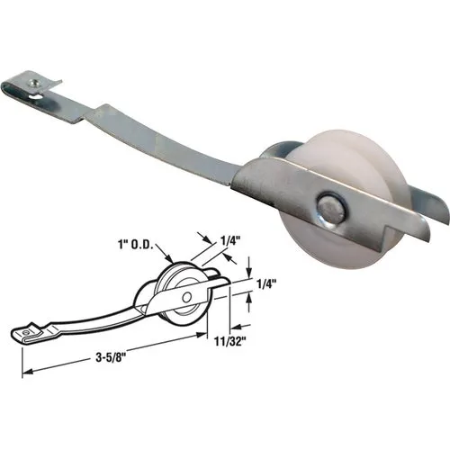 B 649 Prime-Line Straight Screen Door Tension Spring with Roller B 649, roller, spring, tension