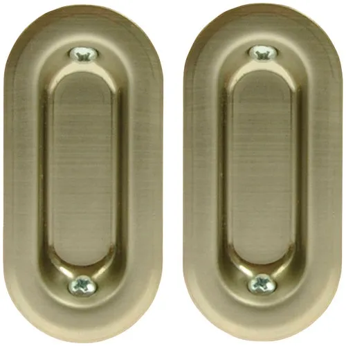 35-15PK2 Johnson Hardware Oval Flush Pocket Door Pull