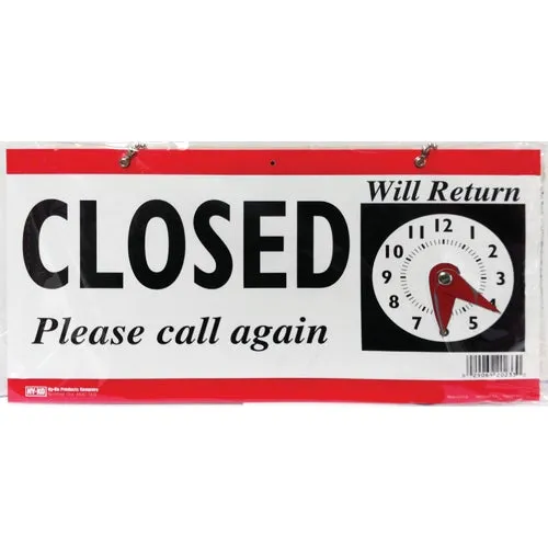 CL-1 Hy-Ko Open/Closed Clock Sign