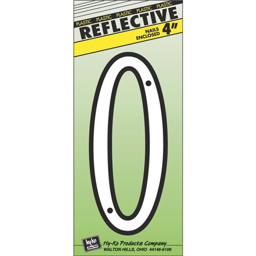 30610 Hy-Ko Reflective Plastic Number