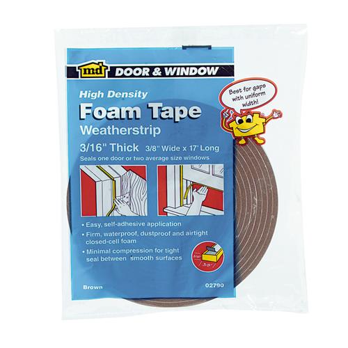 2816 M-D PVC Closed Cell Foam Weatherstrip Tape