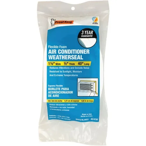 AC41W Frost King A/C Safe Air Conditioning Weatherstrip Foam Weather Seal
