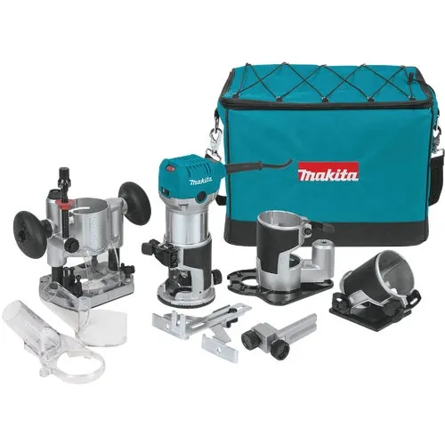 RT0701CX3 Makita 1-1/4 HP Compact Router Kit