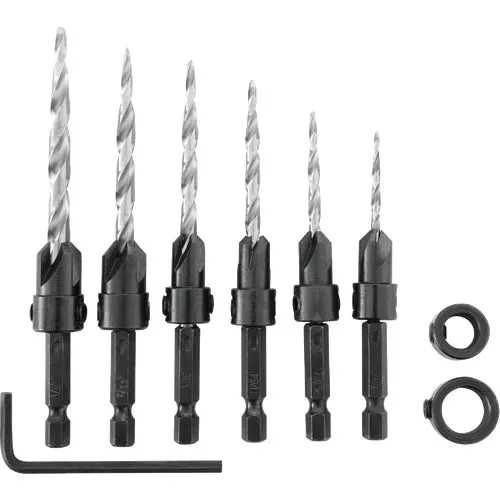 1882792 Irwin 8-Piece Wood Countersink Bit Set