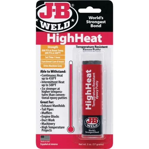 8297 J-B Weld HighHeat Epoxy Putty