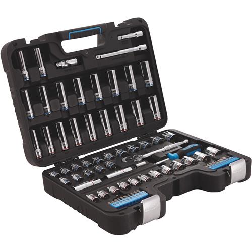 303002 Channellock 76-Piece 3/8 In. Drive SAE/Metric Socket Set