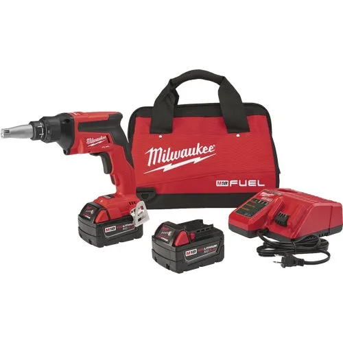 2866-22 Milwaukee M18 FUEL Lithium-Ion Brushless Drywall Cordless Screwgun Kit