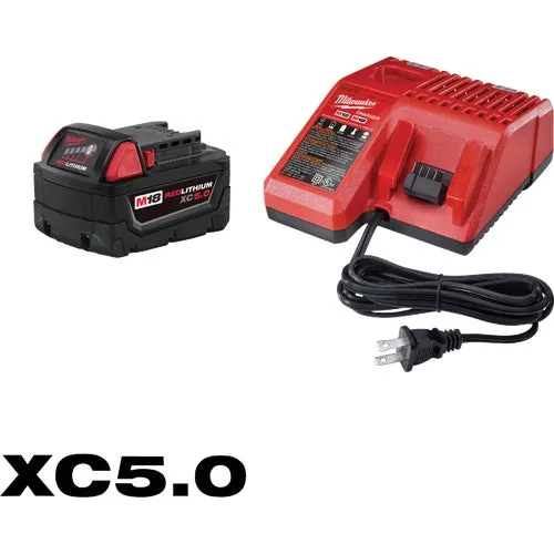 48-59-1850 Milwaukee M18 REDLITHIUM XC Li-Ion Tool Battery/Charger Kit