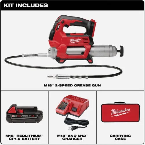 2646-21CT Milwaukee M18 Lithium-Ion Cordless Grease Gun Kit