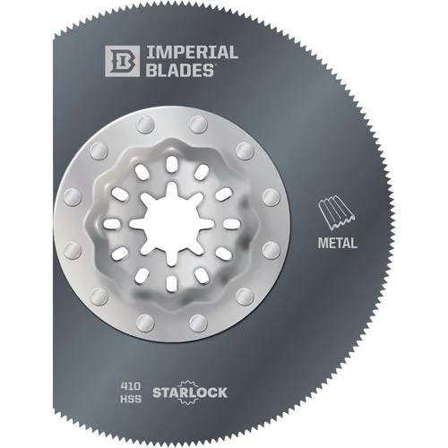 IBSL410-1 Imperial Blades Starlock Segmented Wood/Nail Oscillating Blade