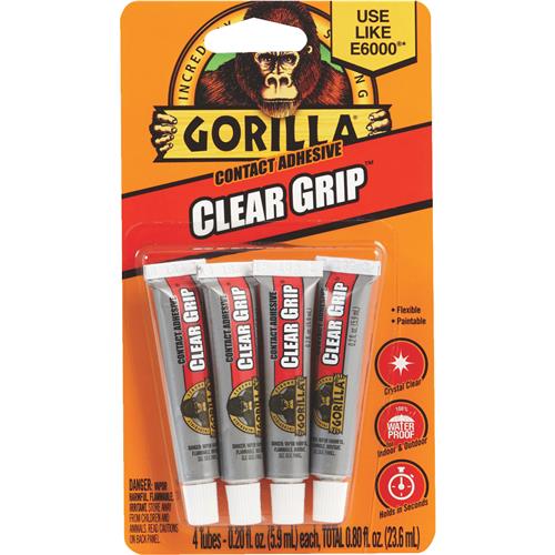 8040002 Gorilla Clear Grip Multi-Purpose Adhesive