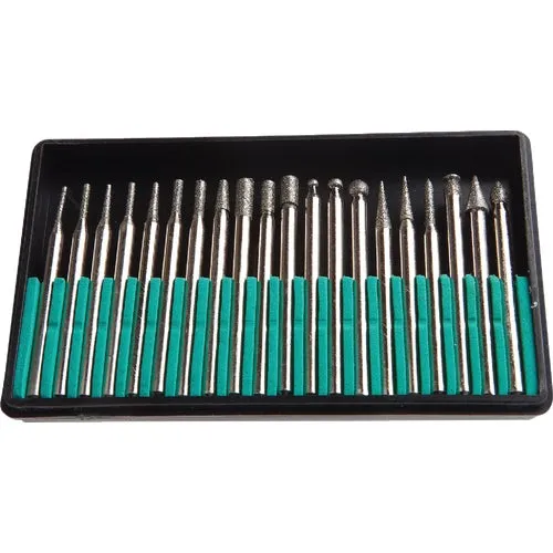 60238 Forney 20-Piece Diamond Burr Point Set