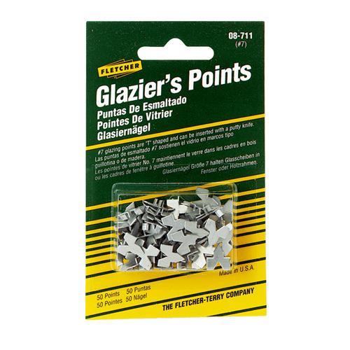 08-711 Fletcher Terry Glazier Push Points glazier points