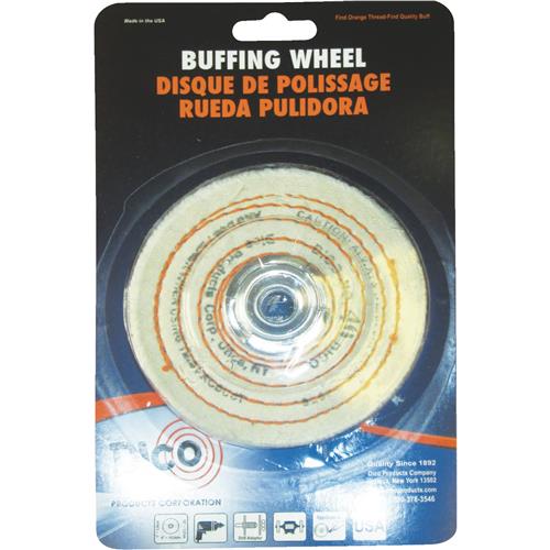 7000194 Spiral Sewed Buffing Wheel 1/4"