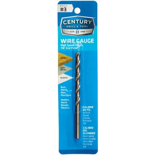 11403 Century Drill & Tool Wire Gauge Drill Bit