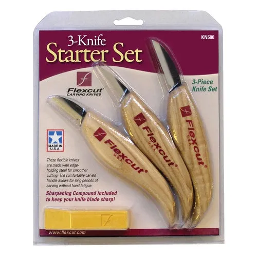 KN500 Flex Cut 3-Piece Starter Carving Knife Set
