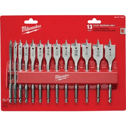 48-27-1520 Milwaukee 13-Piece Spade Bit Set