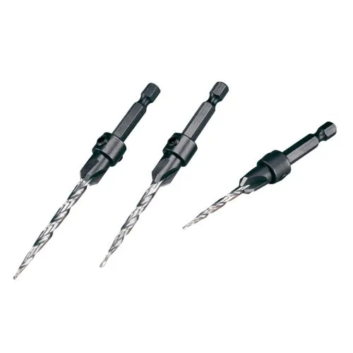 DW2535 DeWalt 3-Piece Rapid Load Countersink Bit Set