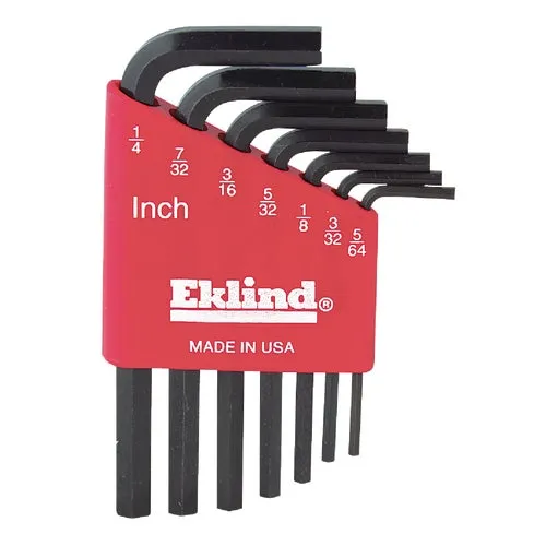 10107 Eklind 7-Piece Short Arm Hex Key Set