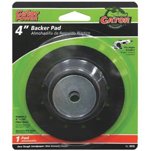 3017 Gator Power Angle Grinder Backing Pad