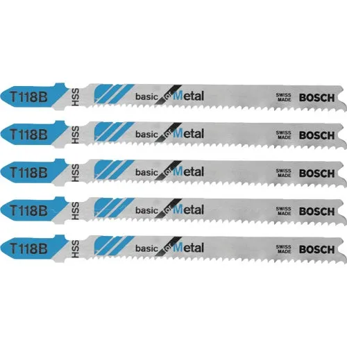 T118B Bosch T-Shank HSS Jig Saw Blade