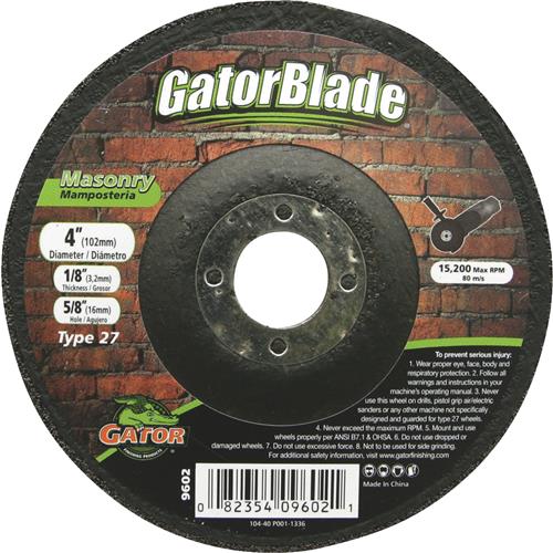 9603 Gator Blade Type 27 Cut-Off Wheel