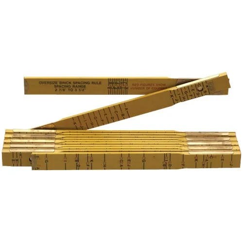 T656N Lufkin Brick/Mortar Mason Folding Rule