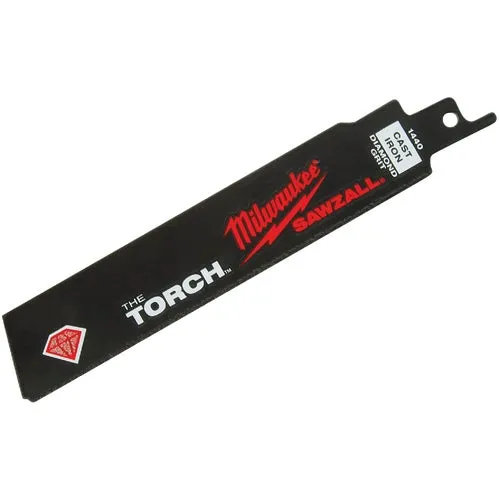 48-00-1440 Milwaukee Sawzall THE TORCH Diamond Grit Reciprocating Saw Blade