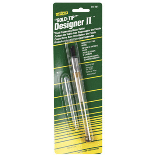 01-711 Fletcher Terry Gold Tip Designer II Fluid Glass Cutter