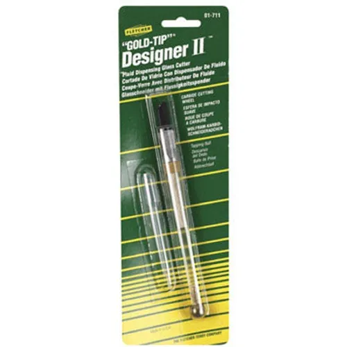 01-711 Fletcher Terry Gold Tip Designer II Fluid Glass Cutter