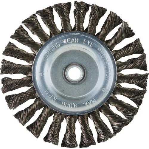 36027 Weiler Twist Knot Bench Grinder Wire Wheel