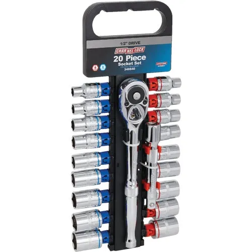 346640 Channellock 20-Piece 1/2 In. Drive Socket Set