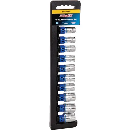 346659 Channellock 10-Piece 3/8 In. Drive Metric Socket Set