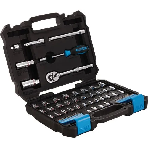 346713 Channellock 63-Piece Combo SAE/Metric Socket Set