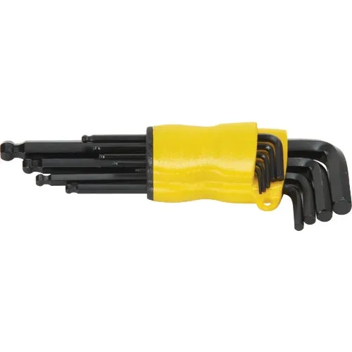 347345 Do it 9-Piece Metric Long Arm and Ball End, Hex Key Set