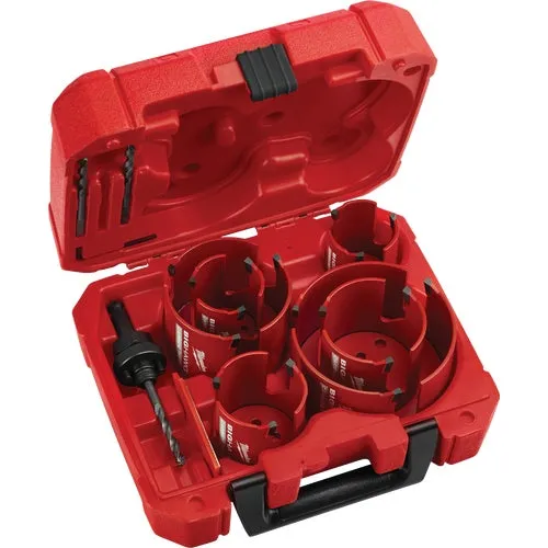 49-56-9290 Milwaukee Big Hawg 10-Piece Hole Saw Set