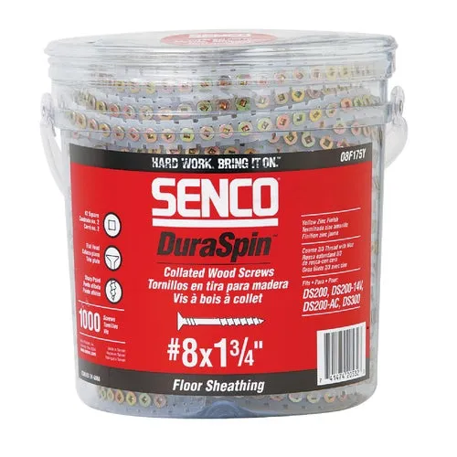 08F175Y Senco DuraSpin Collated Wood Screws
