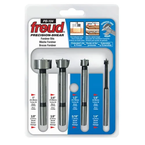 PB-104 Freud 4-Piece Forstner Bit Set